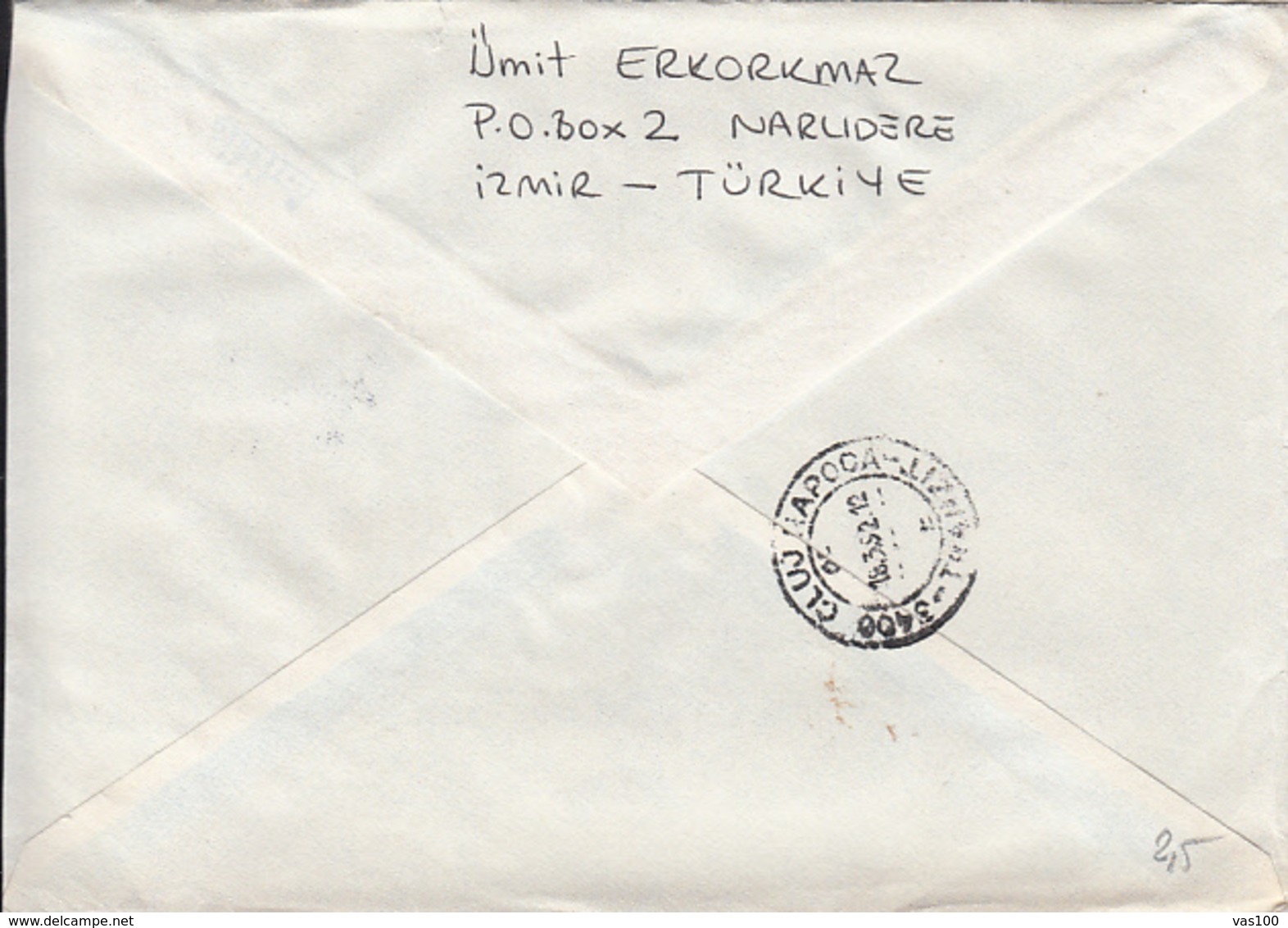 ARCHAEOLOGY, KEMAL ATATURK, TELECOMMUNICATIONS, STAMPS ON COVER, 1992, TURKEY - Briefe U. Dokumente