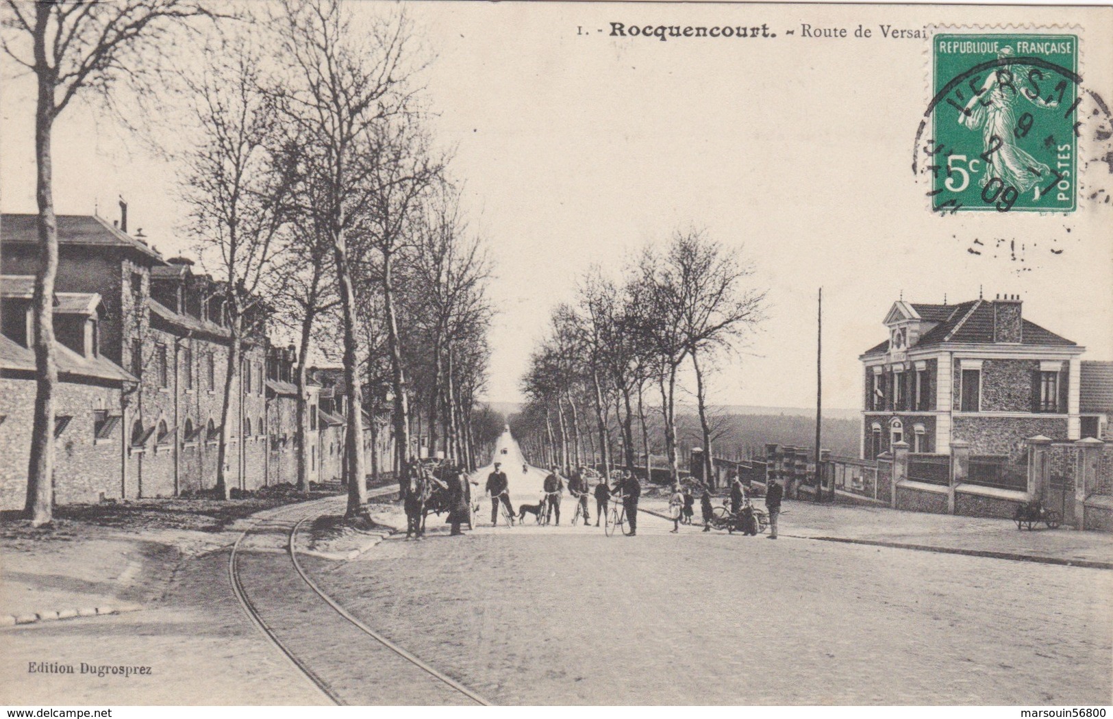 CPA Dept 78 ROCQUENCOURT Route De Versailles - Rocquencourt