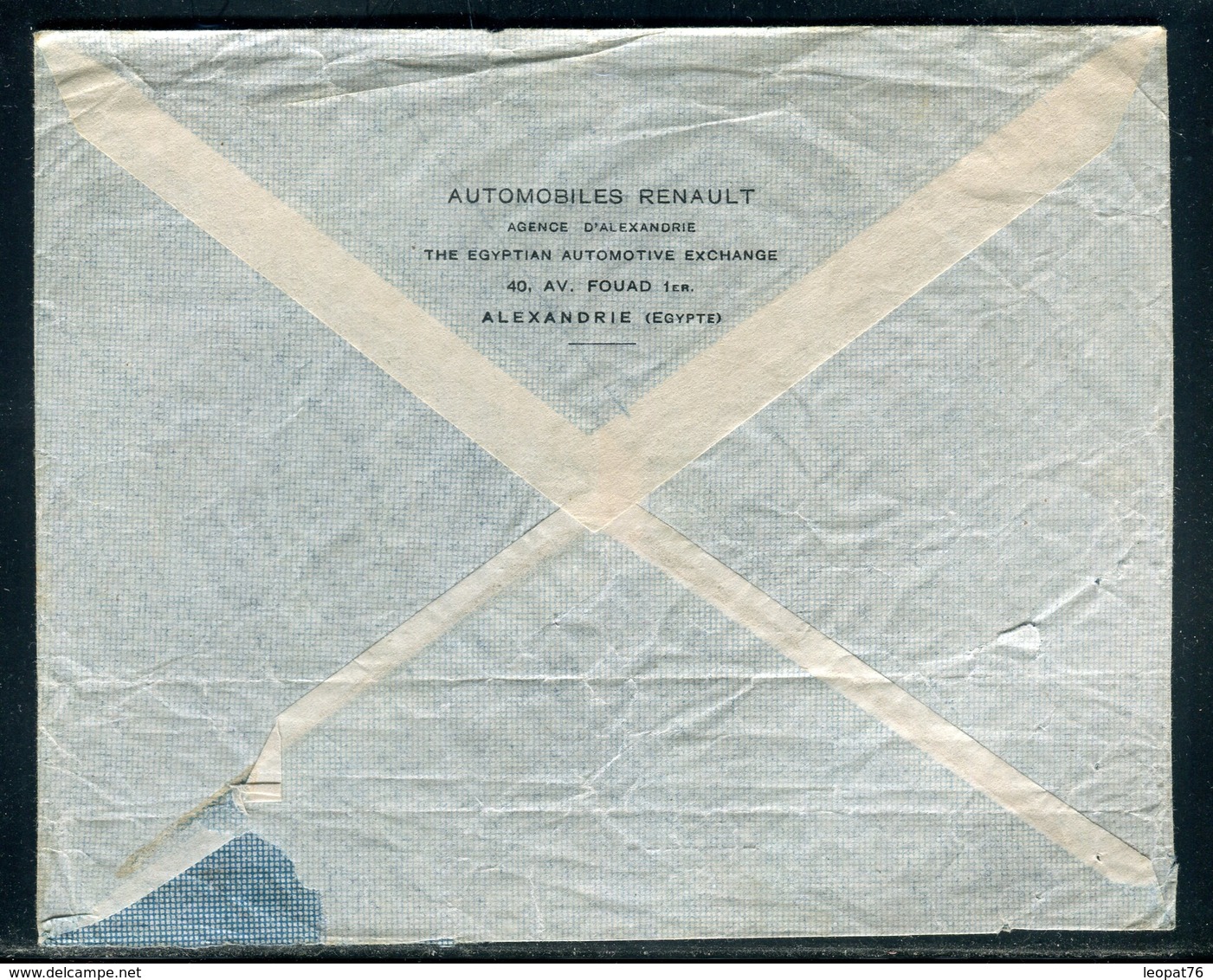 Egypte - Enveloppe De Alexandrie Pour La France En 1946 , Affranchissement Plaisant - Prix Fixe - Réf JJ 238 - Covers & Documents