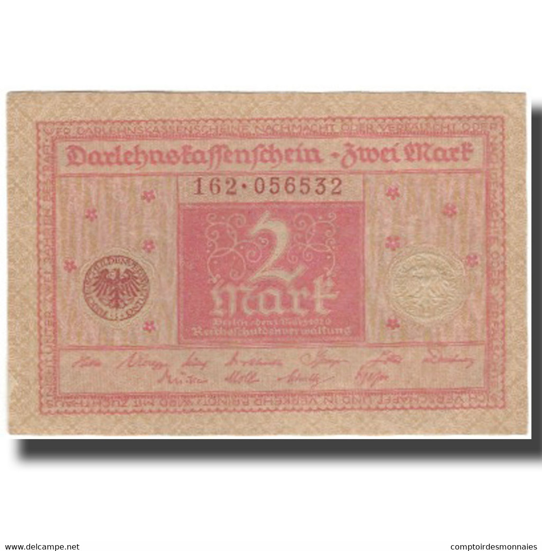 Billet, Allemagne, 2 Mark, 1920, KM:59, NEUF - 2 Mark