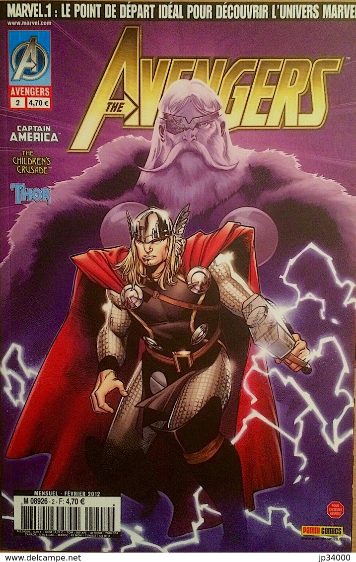 AVENGERS (2 ème Série - V2) - Tome 2. Fevrier 2012. Editions PANINI COMICS. TBE - Marvel France