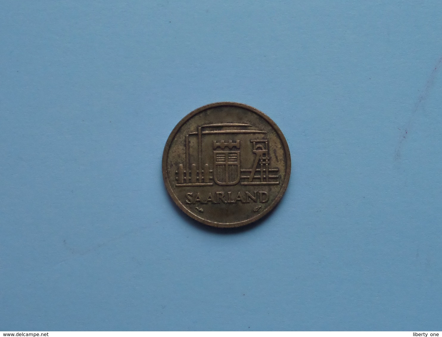Zwanzig Franken ( 20 ) 1954 SAARLAND - KM 2 ( Uncleaned Coin ) ! - Andere & Zonder Classificatie