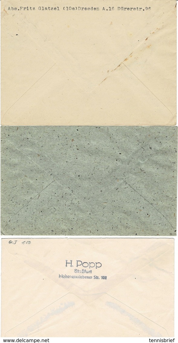 1948, Hand-Stp. 3 Bedarfs-Bfe., EF, Mi. 90.- , #a2151 - Cartas & Documentos