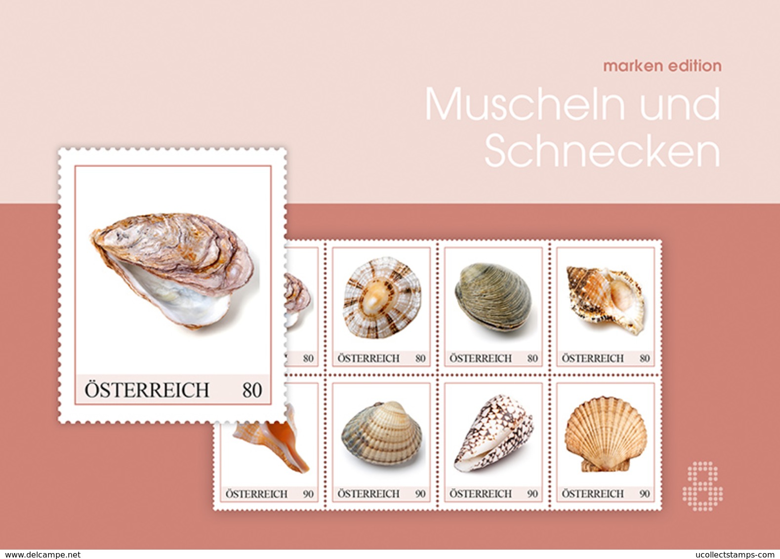 Oostenrijk Austria 2019  Mussels And Snails   Sheetlet   Postfris/mnh/neuf - Sonstige & Ohne Zuordnung