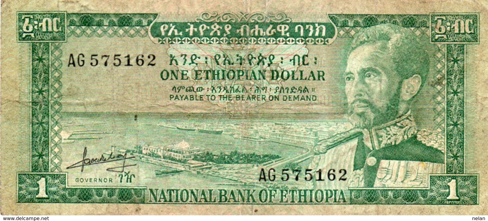 ETHIOPIA 1 DOLLAR 1966 P-25 - Etiopía