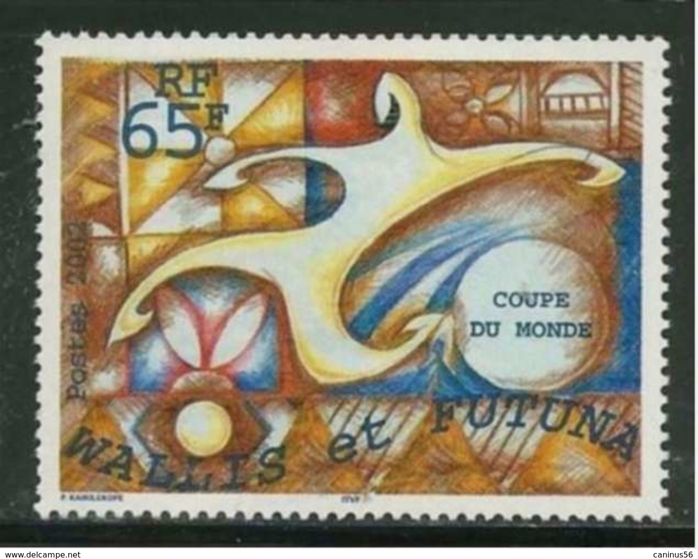 Wallis Et Futuna 2002 Yt 569 N** Coupe Du Monde De Football - Unused Stamps