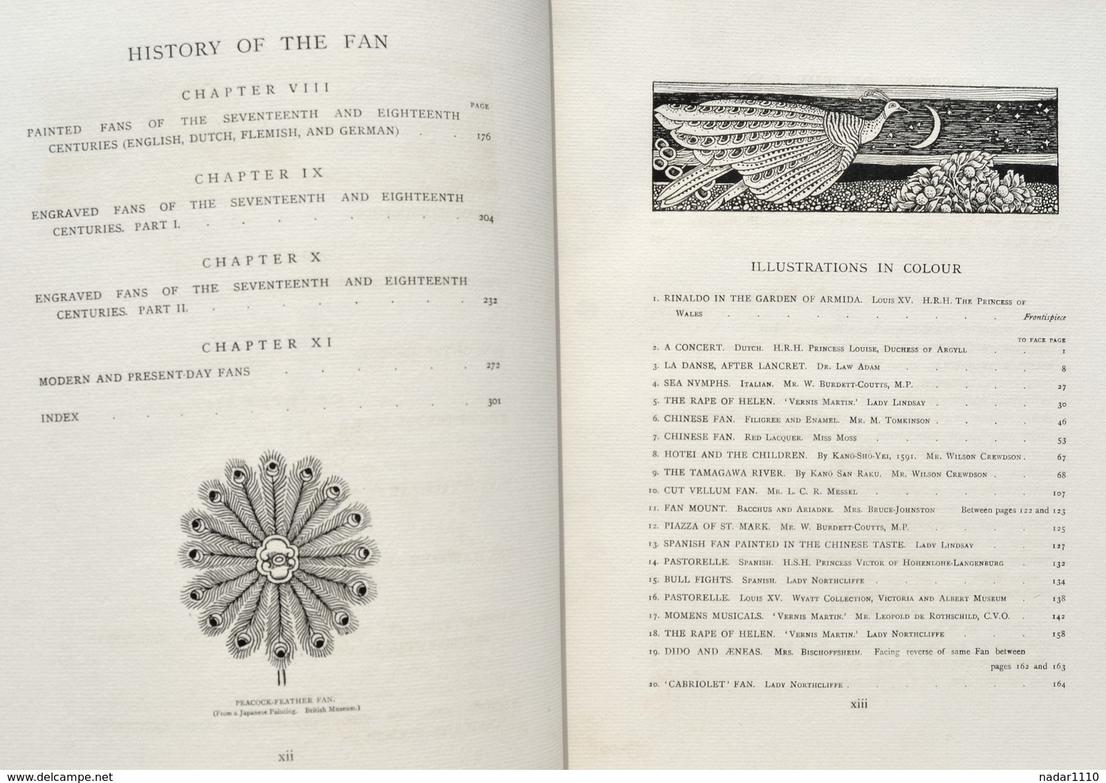 Eventail : History of the FAN - G. Woolliscroft Rhead - Kegan Paul, Trench, Trübner & Co, 1910 - Limited to 450 copies.