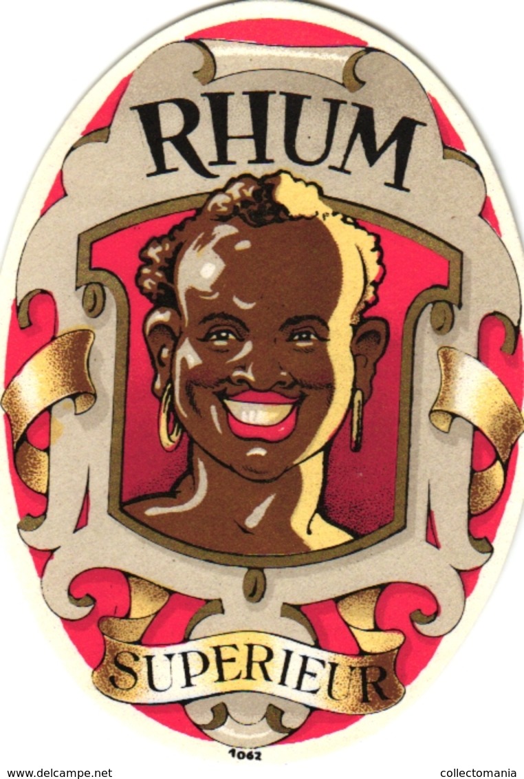 5 Etquettes RHUM Gama Jamaïque - Rhum