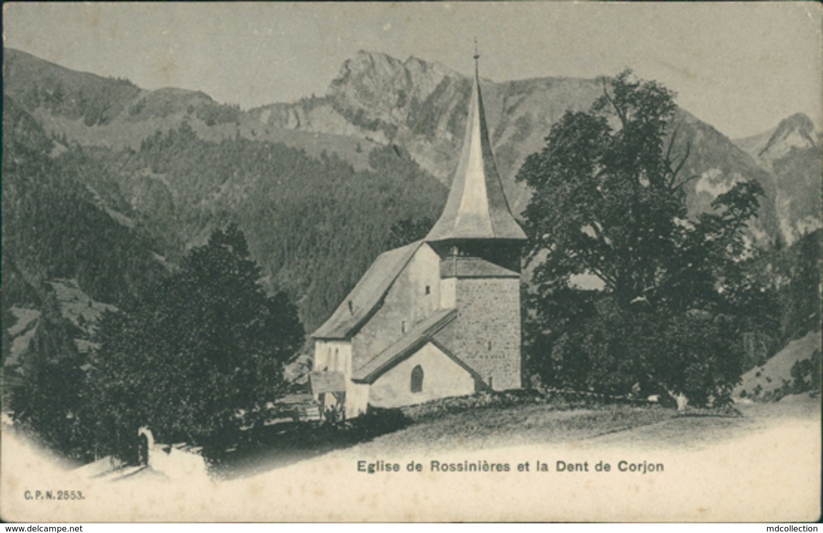 CH ROSSINIERE / Eglise / - Rossinière