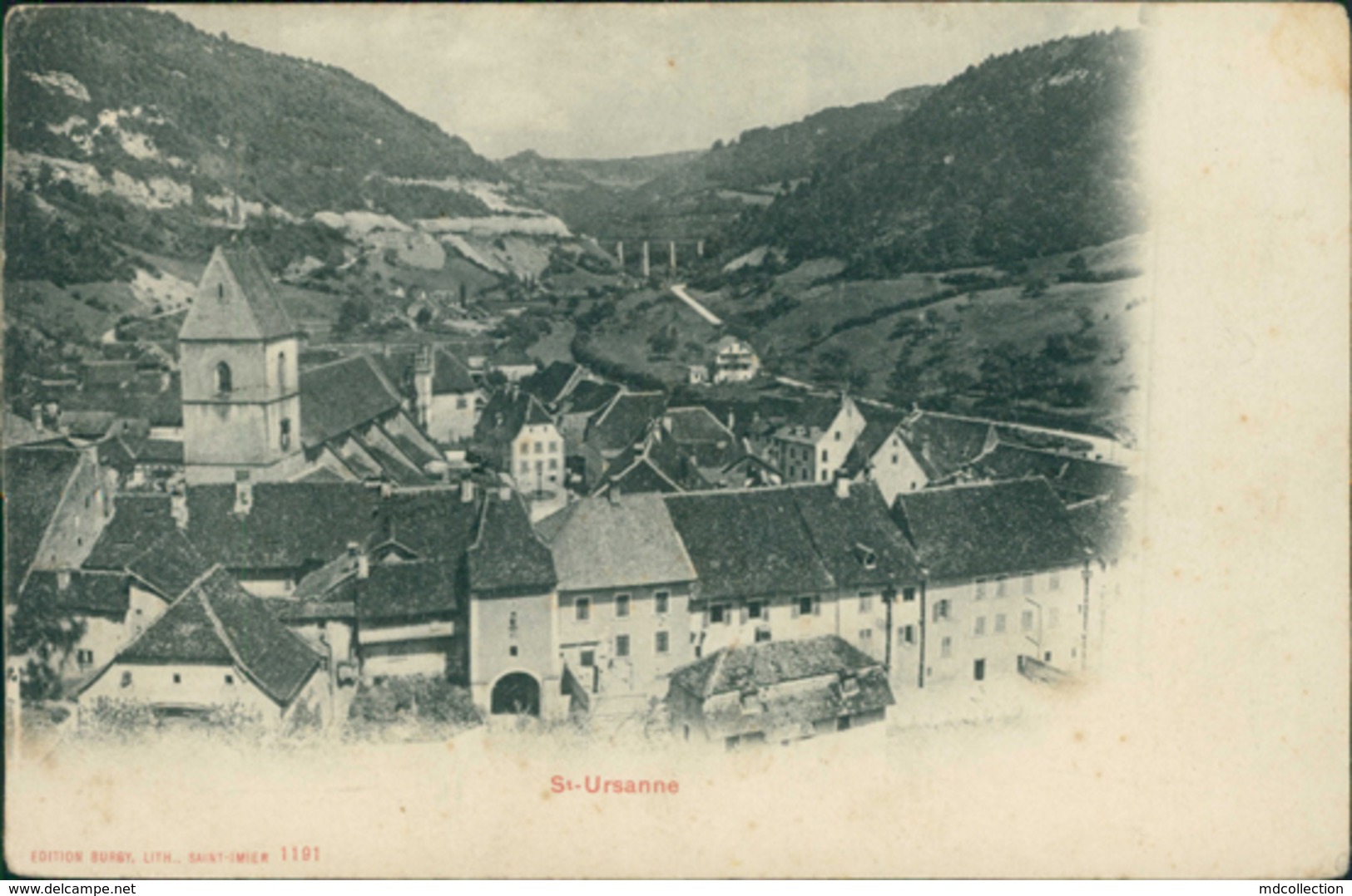 CH SAINT URSANNE / Vue Générale / - Saint-Ursanne