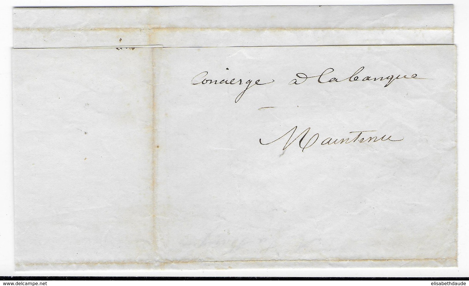 SEPT 1870 ? - 1c EMPIRE SEUL Sur LETTRE De PARIS => GARDE SEDENTAIRE De MONPELLIER (HERAULT) - PLUSIEURS RECHERCHES - Guerre De 1870