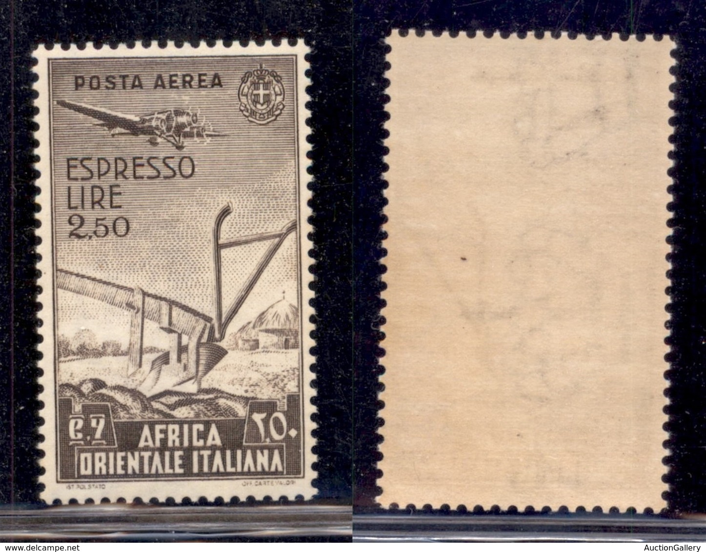 Colonie - Africa Orientale Italiana - 1938 - 2,50 Lire Espresso Aereo Soggetti Vari (13) - Gomma Integra (62,5) - Andere & Zonder Classificatie