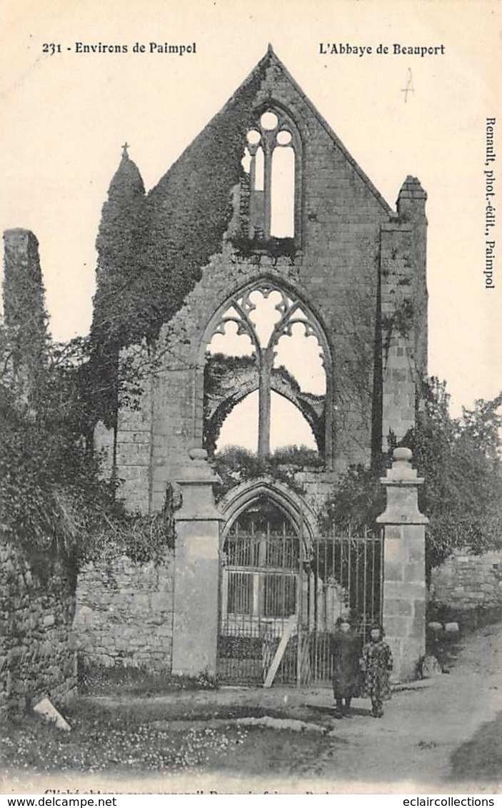 Paimpol       22            La Baie. L'Abbaye De Beauport, La Vallée   4 Cartes     (voir Scan) - Paimpol