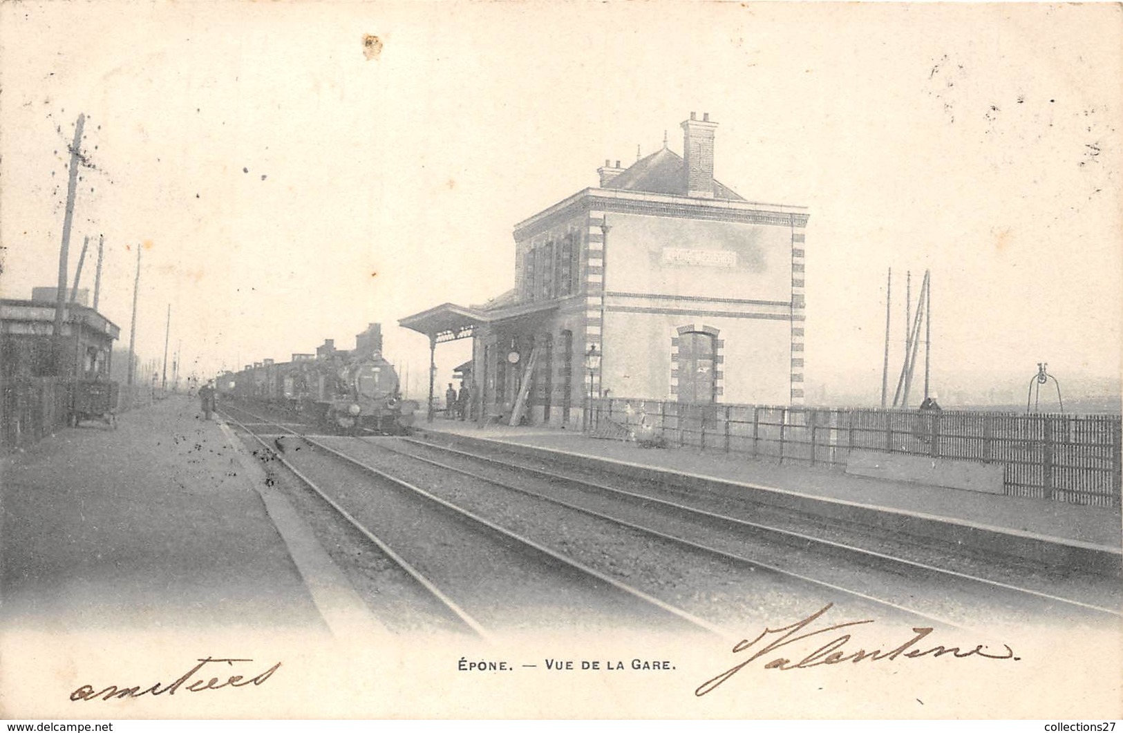 78-EPONE- VUE DE LA GARE - Epone