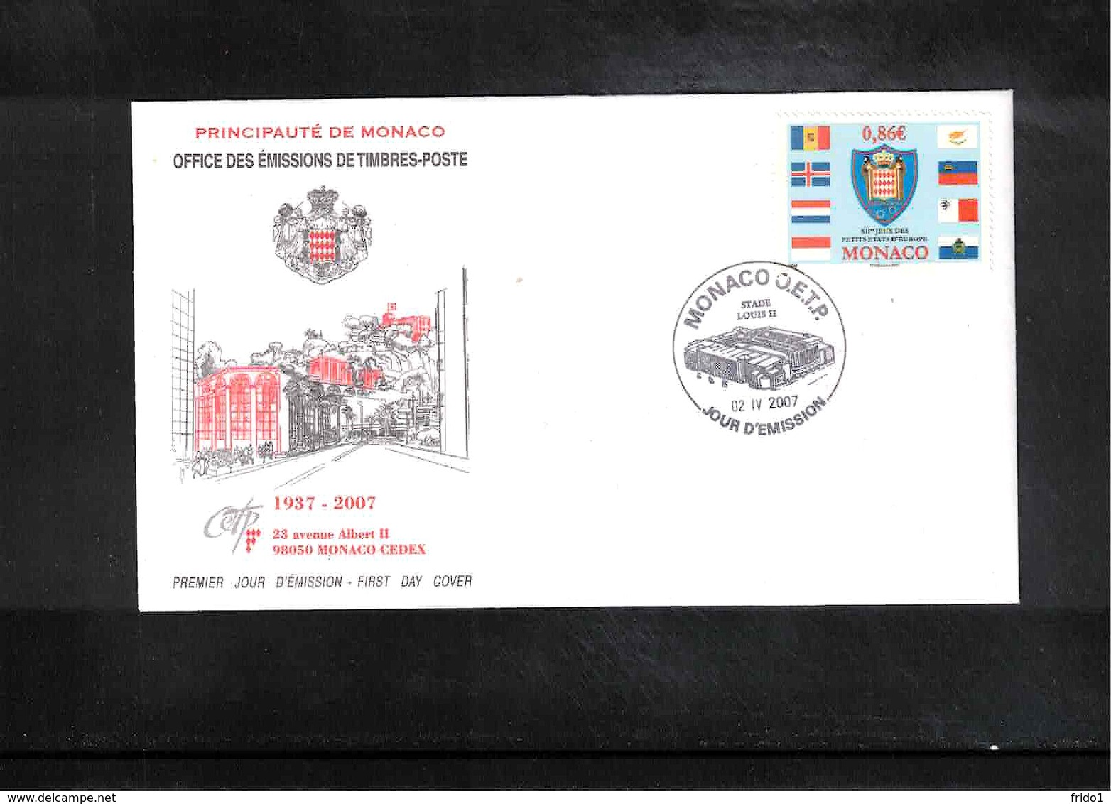 Monaco 2007 Games Of Small Countries Interesting Cover - Briefe U. Dokumente