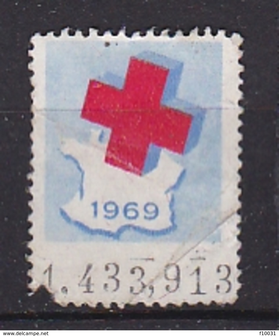 Timbre Erinnophilie  CROIX ROUGE 1969 - Croce Rossa