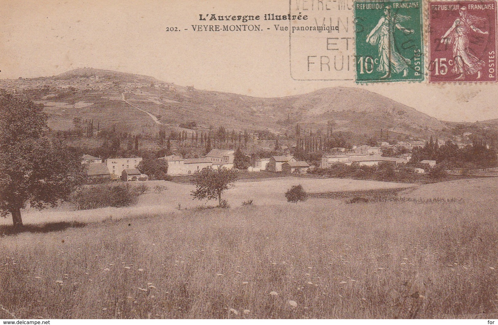 Puy De Dome : VEYRE MONTON : Vue Panoramique - Veyre Monton