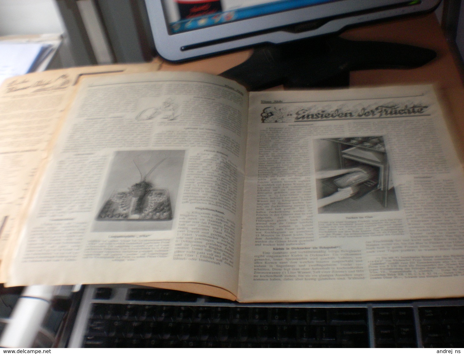 Wiener Kuche Herausgegeben Von Kuchenchef Franz Ruhm Nr 58 Wien 1935 24 Pages - Mangiare & Bere