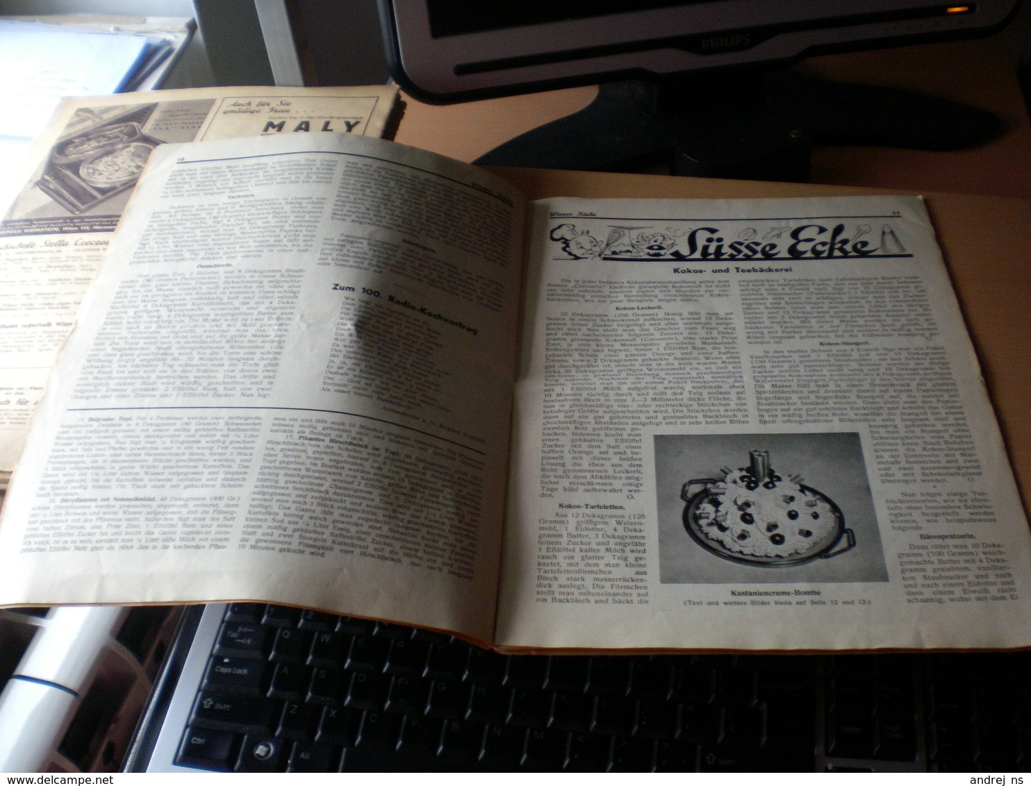 Wiener Kuche Herausgegeben Von Kuchenchef Franz Ruhm Nr 63 Wien 1936 24 Pages - Food & Drinks