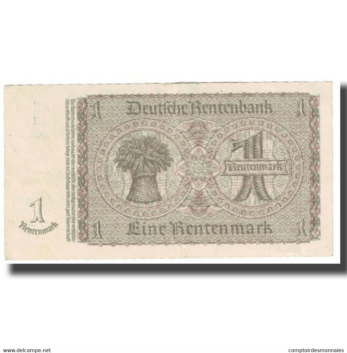 Billet, Allemagne, 1 Rentenmark, 1937, 1937-01-30, KM:173b, SUP - 1 Rentenmark