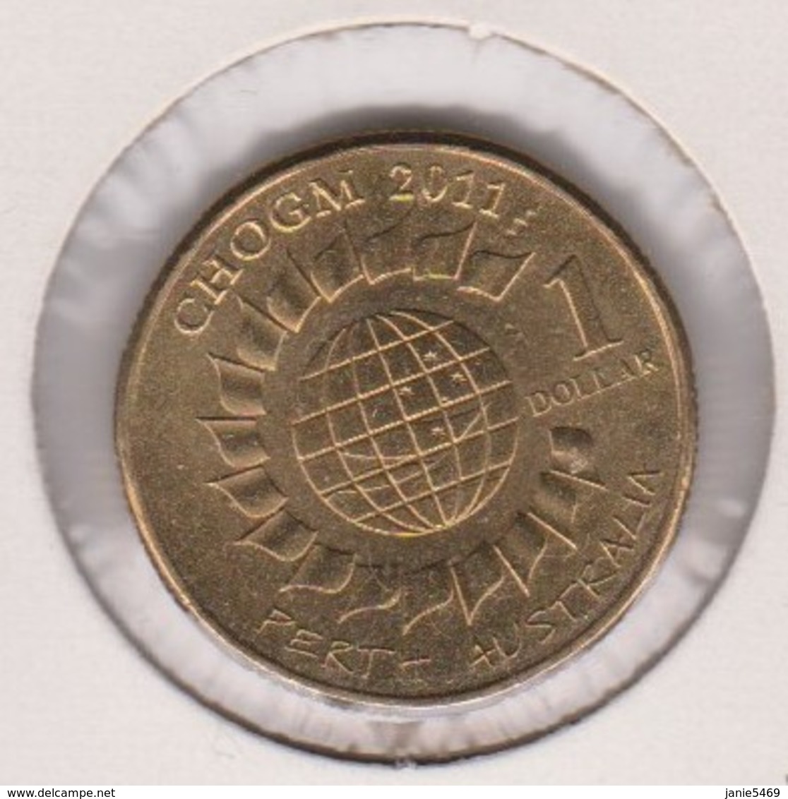 Australia 2011 CHOGM $ 1.00 Coin - Dollar