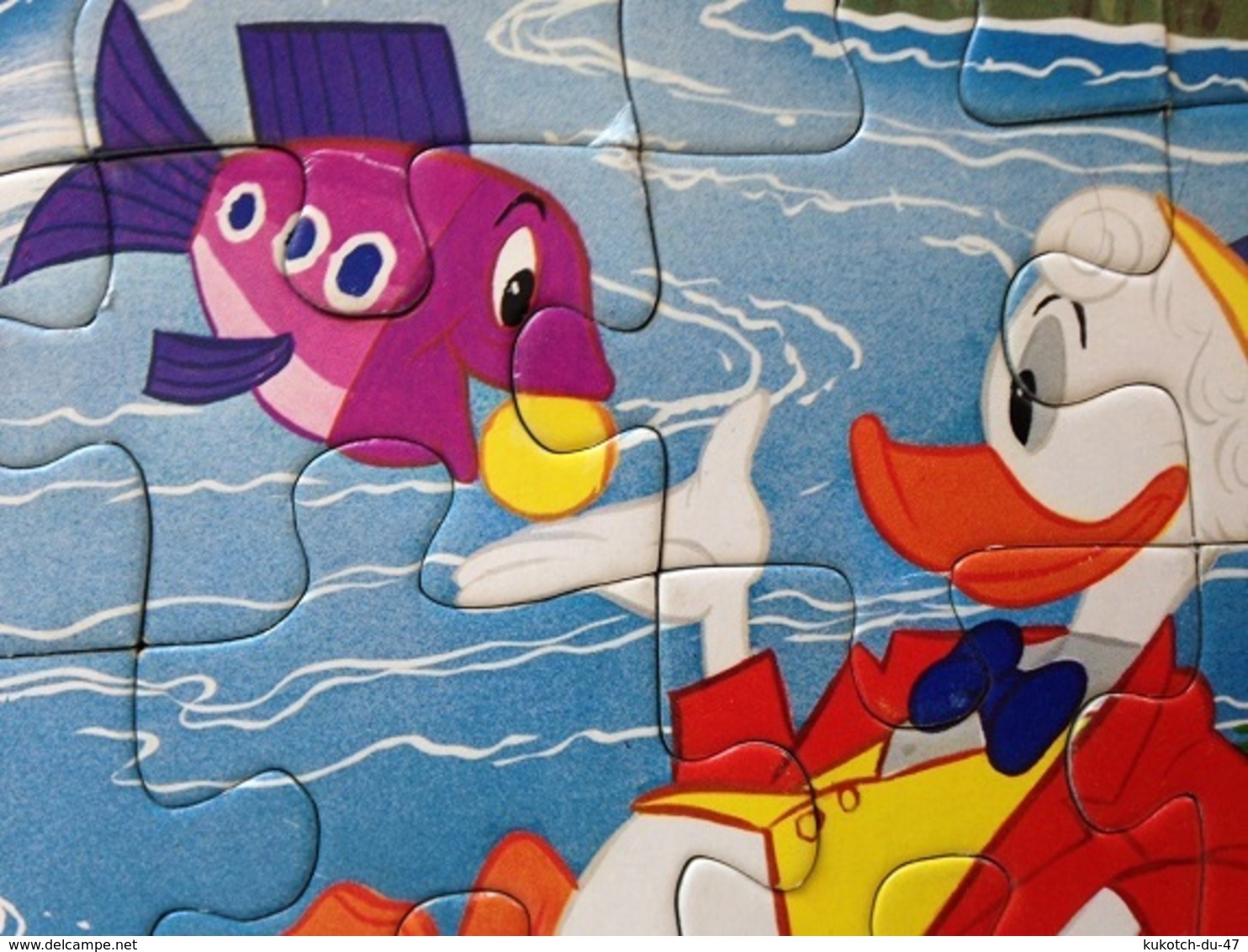 Disney - Puzzle "Donald Au Farwest" - 1980 - Sonstige & Ohne Zuordnung