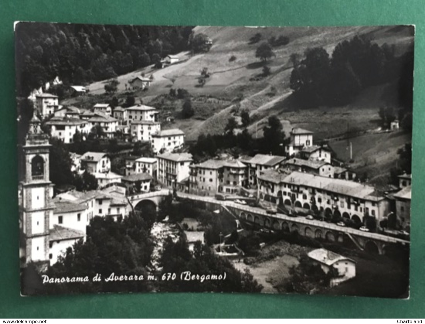 Cartolina Panorama Di Averara M.670 - Bergamo - 1960 Ca. - Bergamo