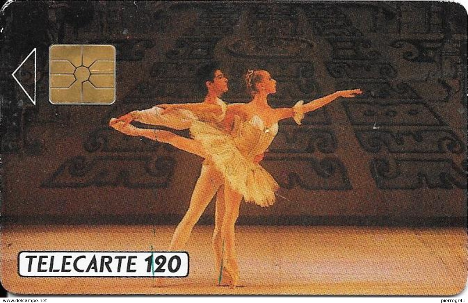 CARTE-PUBLIC-MONACO-120U-MF 09-GEM A-BALLETS De MONTE CARLO--UTILISE-TBE - Monaco