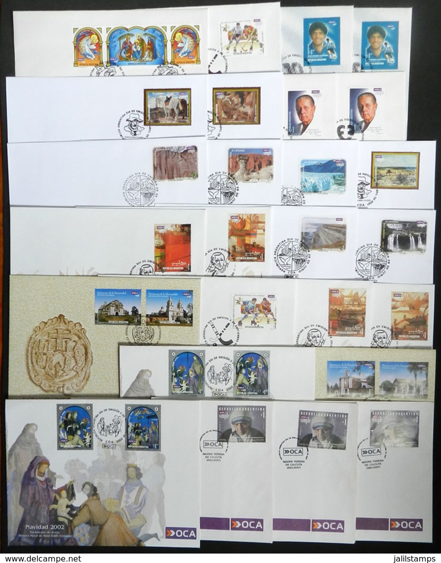 ARGENTINA: Approximately 60 FDC Covers Of Commemorative Stamps, All Of Excellent Quality And Very Thematic, Very Little  - Autres & Non Classés