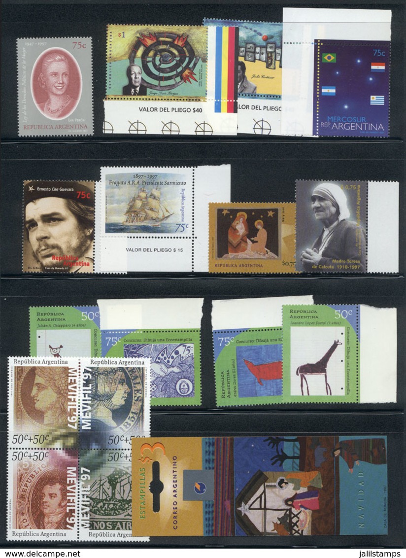 ARGENTINA: Post Folder With The Issues Of The Year 1997, Excellent Quality, Low Start! - Collections, Lots & Séries