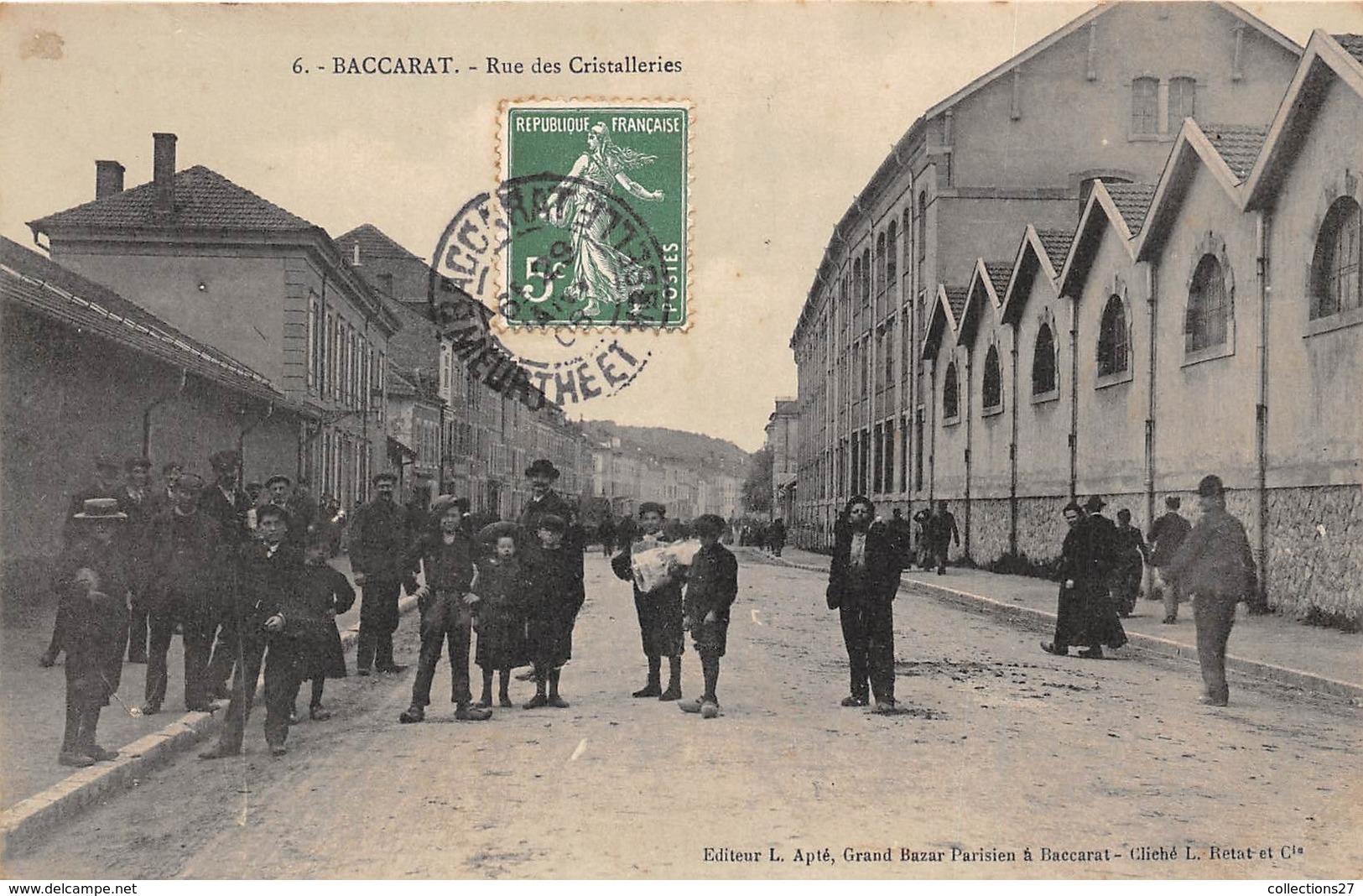 54-BACCARAT- RUE DES CRISTALLEREIES - Baccarat