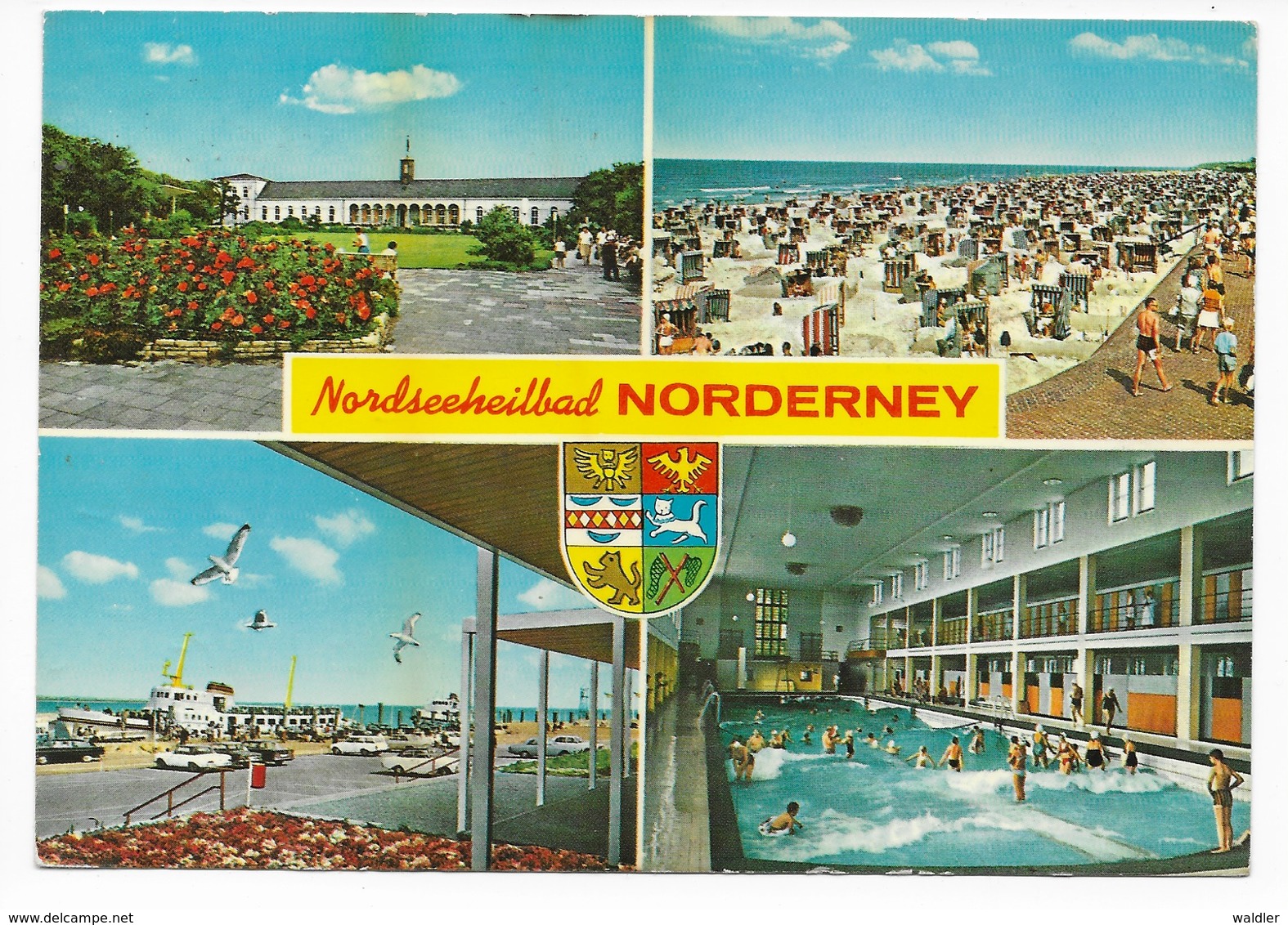 2982  NORDSEEBAD NORDERNEY  -  MEHRBILD   1972 - Norderney