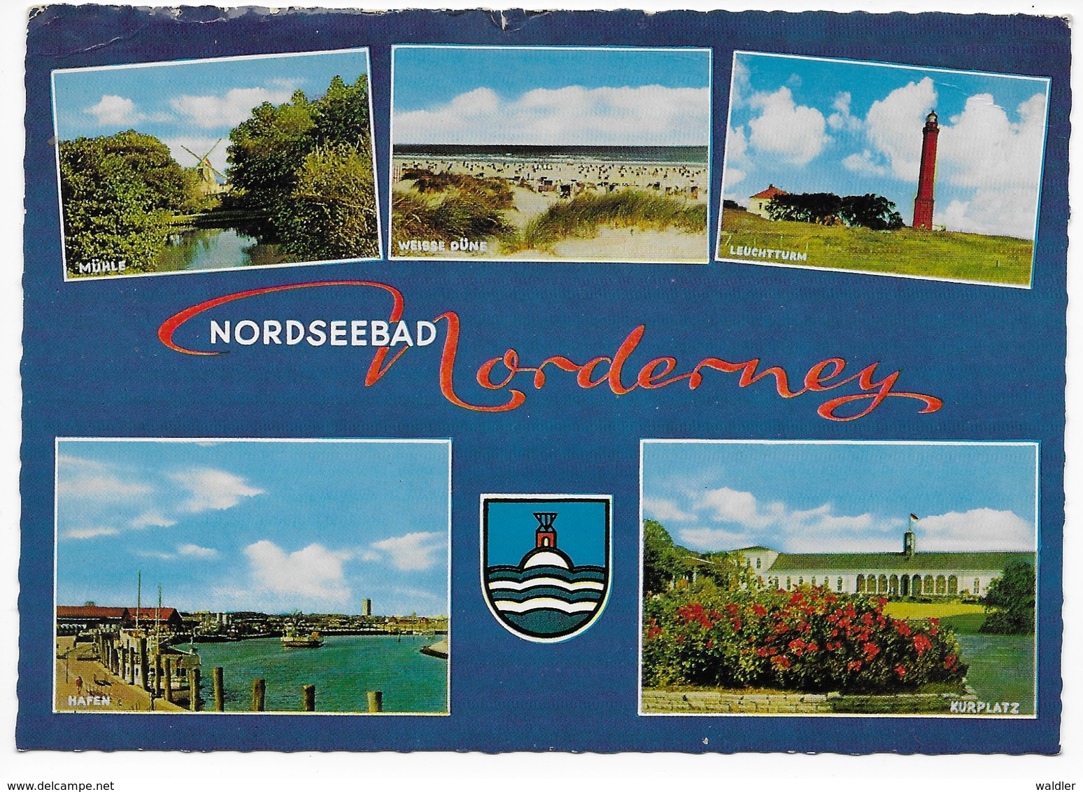 2982  NORDSEEBAD NORDERNEY  -  MEHRBILD   1972 - Norderney