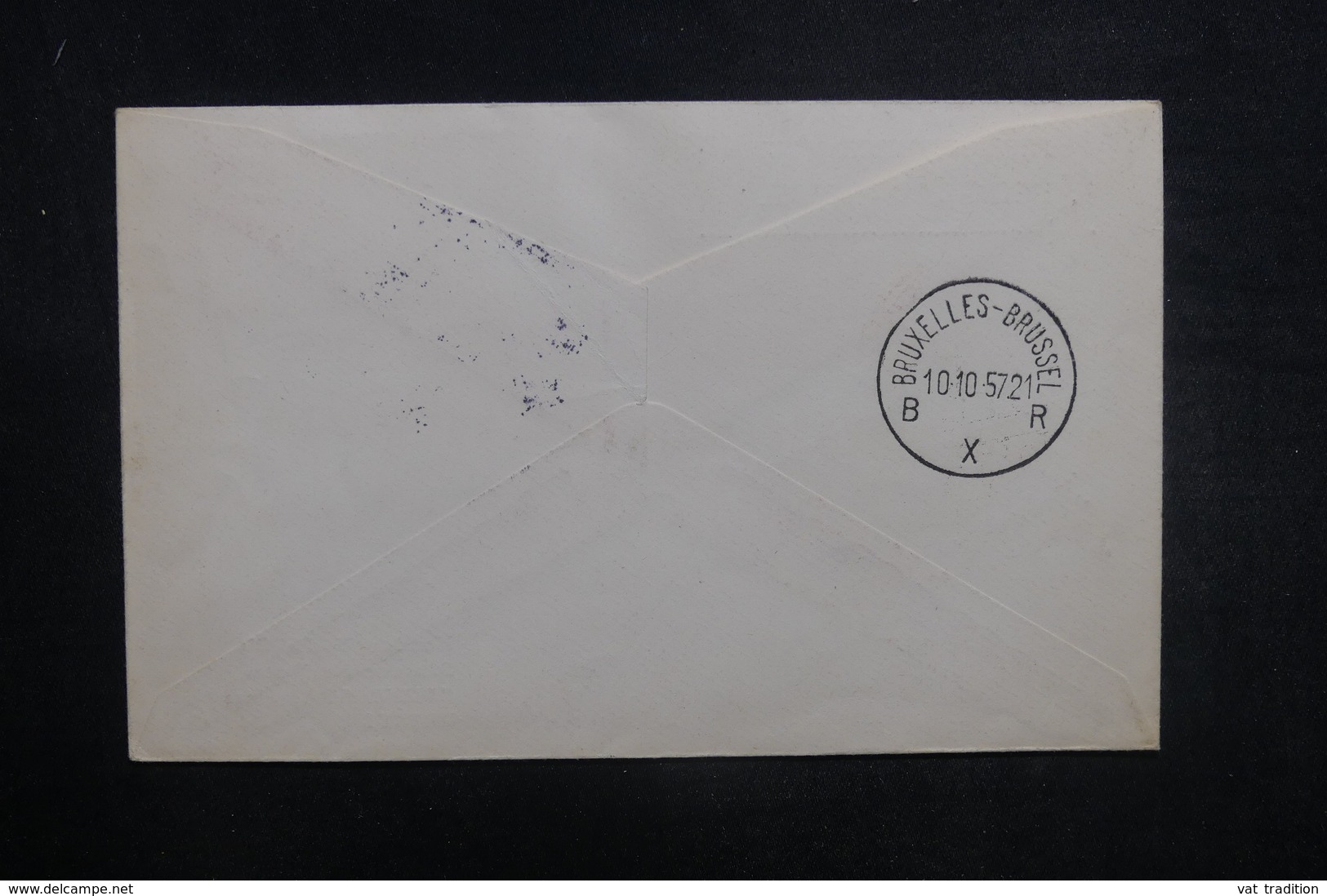 YOUGOSLAVIE - Enveloppe 1er Vol Belgrade / Bruxelles En 1957 - L 37845 - Briefe U. Dokumente