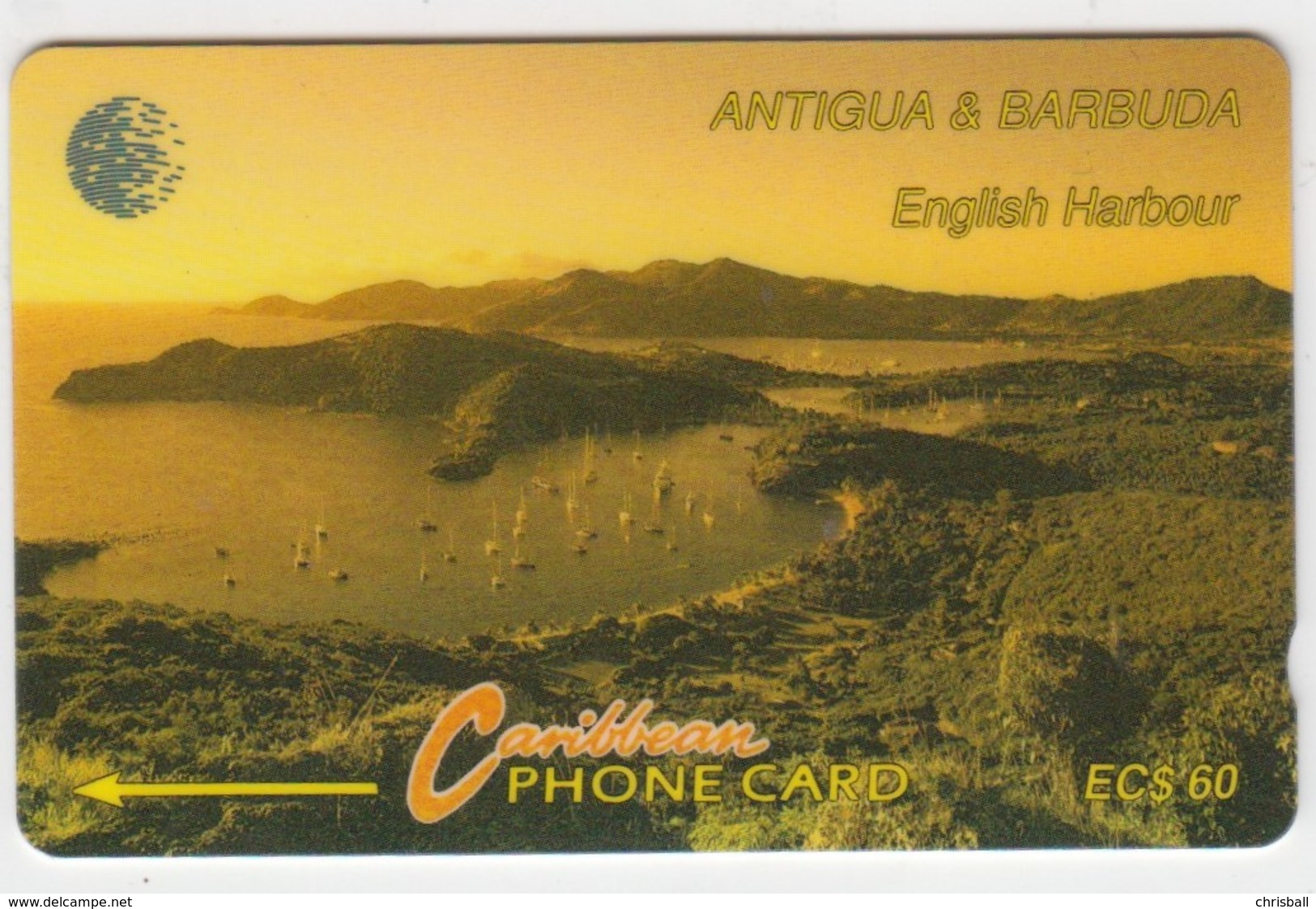 Antigua & Barbuda GPT Phonecard (Fine Used) Code 9CATA - Antigua U. Barbuda