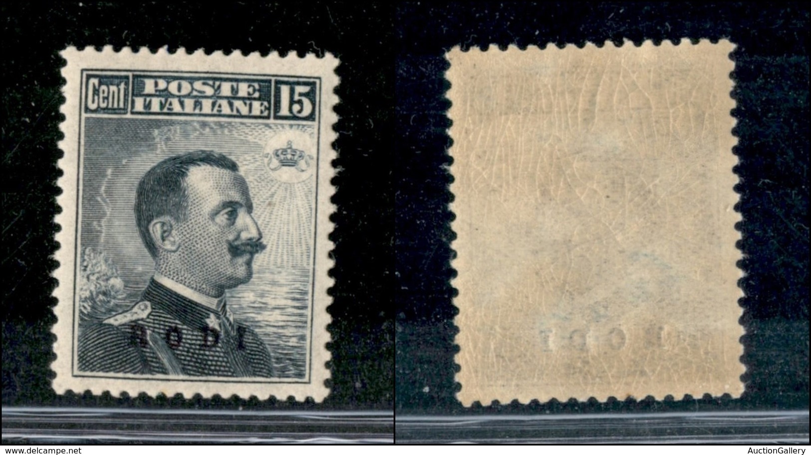 COLONIE - Egeo - Rodi - 1912 - 15 Cent Michetti (4) - Gomma Integra (200) - Autres & Non Classés