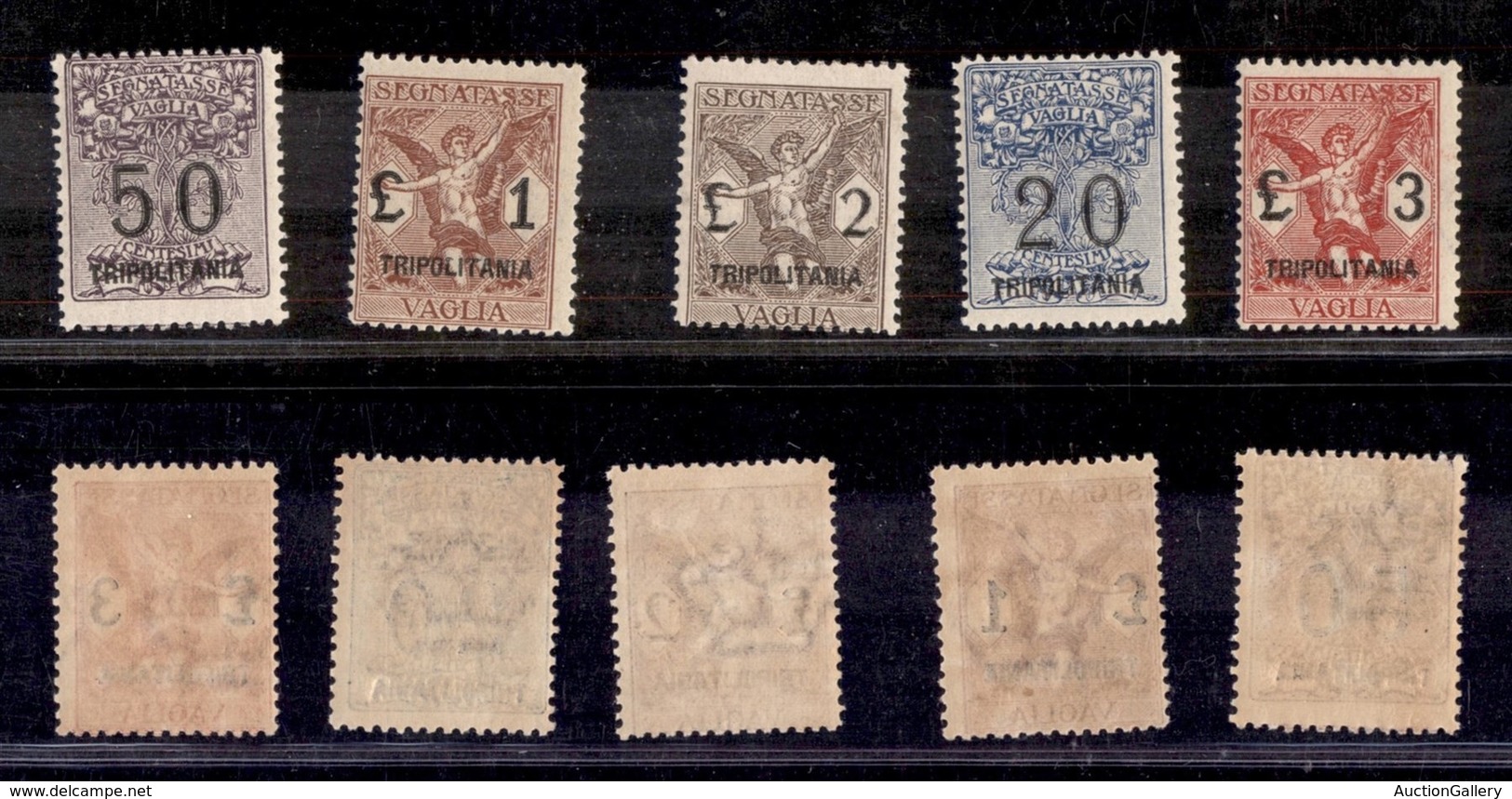 COLONIE - Tripolitania - 1924 - (1 + 3/6) - 5 Valori - Gomma Integra (1.300) - Other & Unclassified