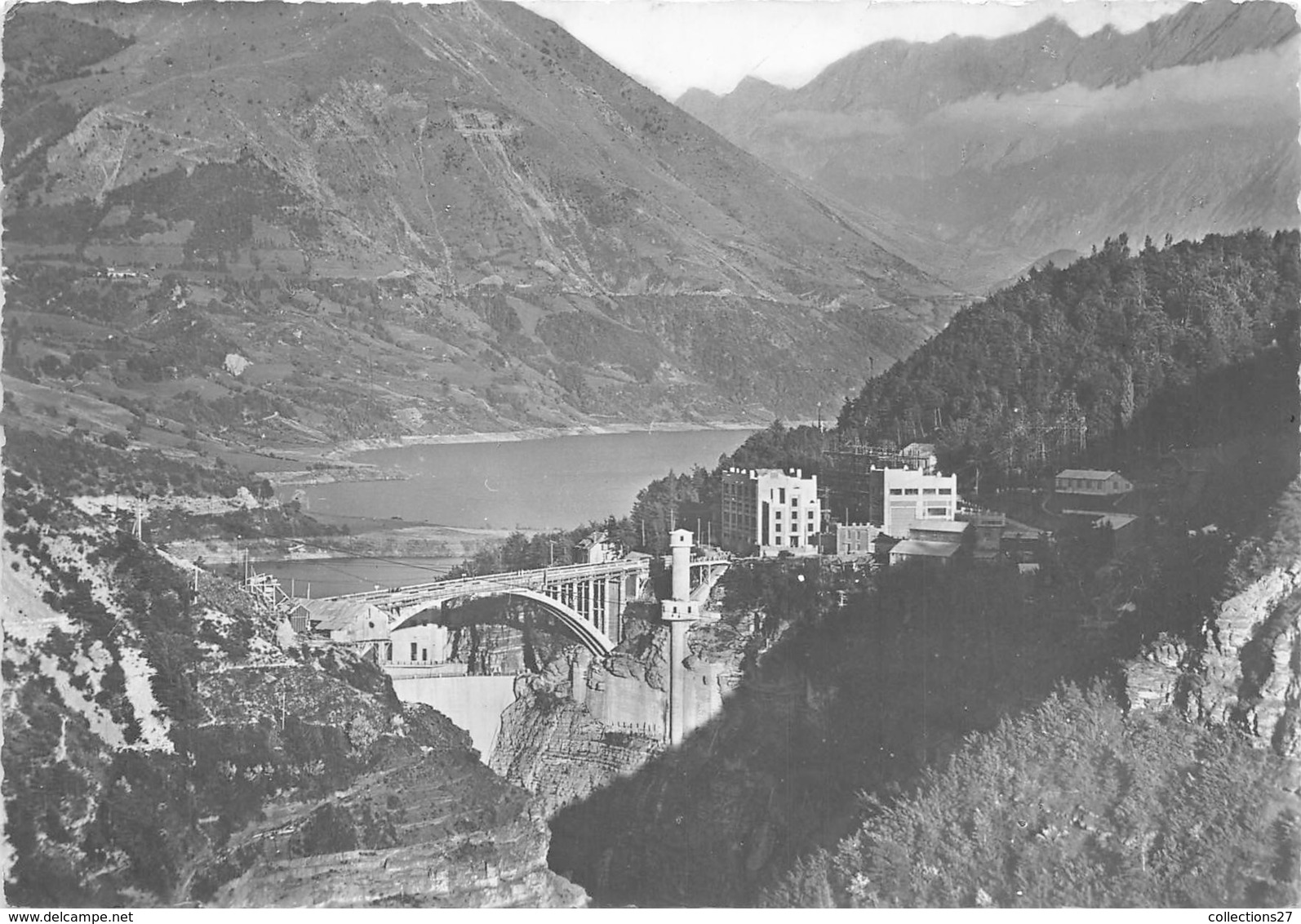 38-CORPS- BARRAGE , PONT ET LAC DU SAUTET - Corps