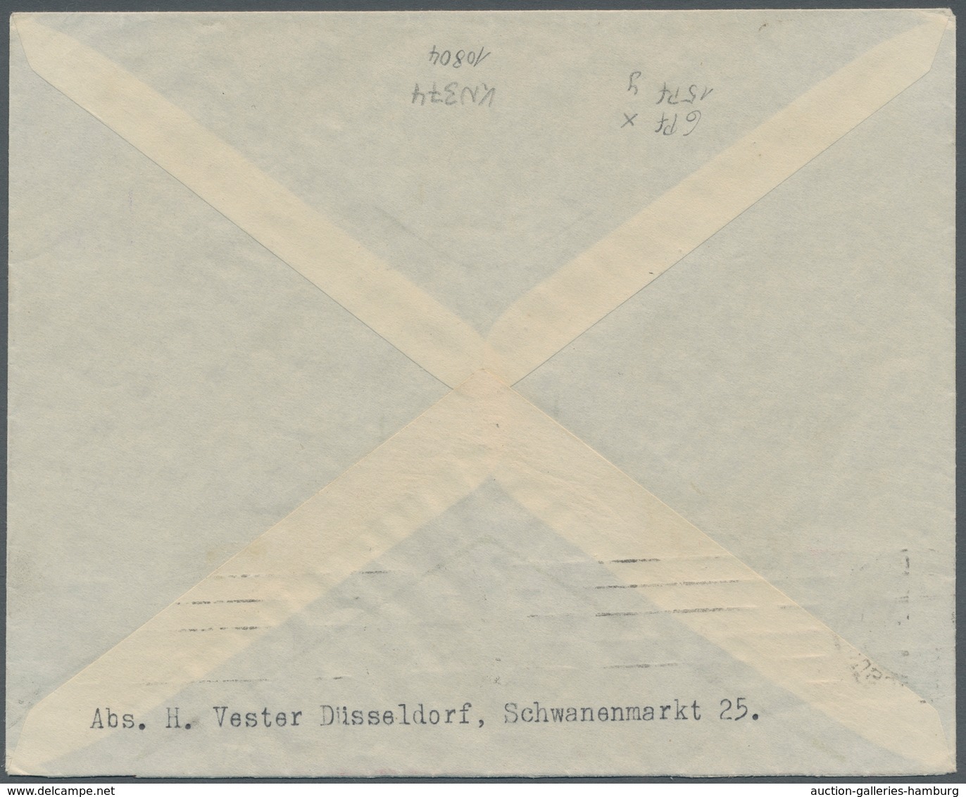 Deutsches Reich - 3. Reich: 1935, Welttreffen, Satz Als FDC Auf Bedarfsbrief, Dabei Die 15 Pf. Mit W - Other & Unclassified