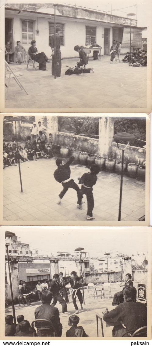 18 Photographies Sur Le JIU JITSU Au VIETNAM à SAÏGON 1960 Judo Kung-fu Karaté Art Martiaux Boxe INDOCHINE Asie - Martiaux