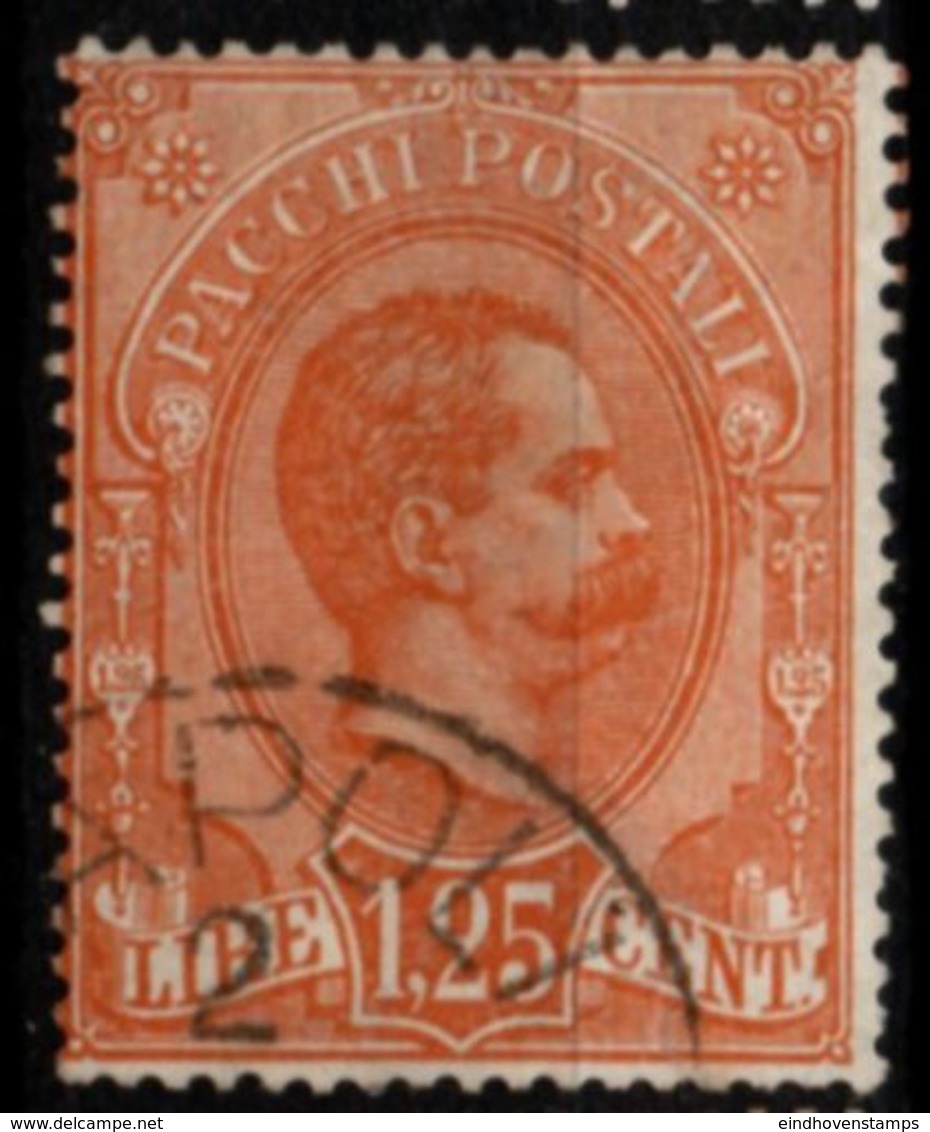 Italy, 1884 1 L 25 C Parcel Stamp Cancelled - Postpaketten