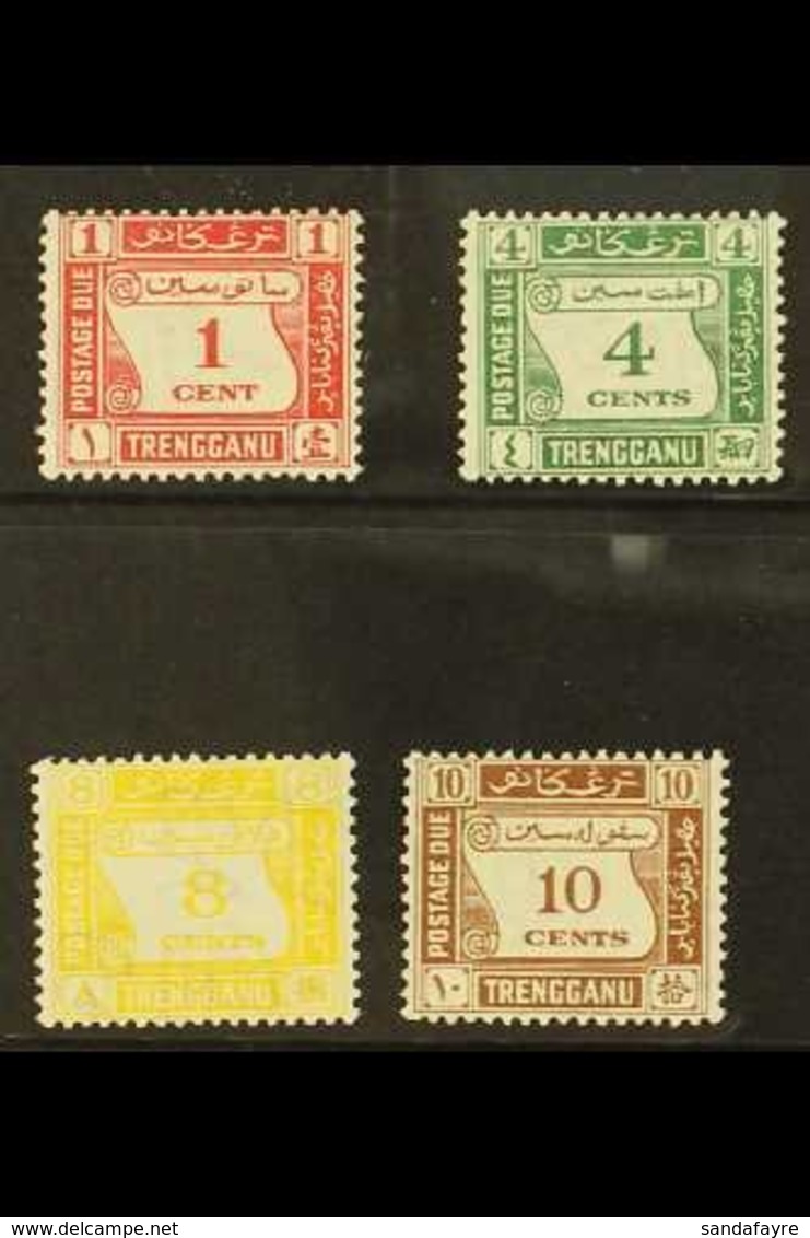 TRENGGANU POSTAGE DUES 1937 Set Complete, SG D1/4, Very Fine Mint. (4 Stamps) For More Images, Please Visit Http://www.s - Otros & Sin Clasificación
