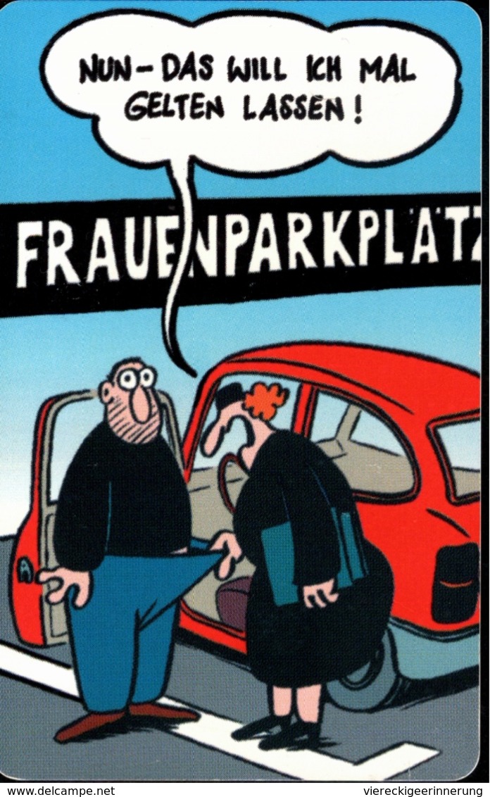 ! Telefonkarte, Telecarte, Phonecard, 2000, PD14, Humor, Pimmel Polizei, Frauenparkplatz, Germany - P & PD-Series : D. Telekom Till