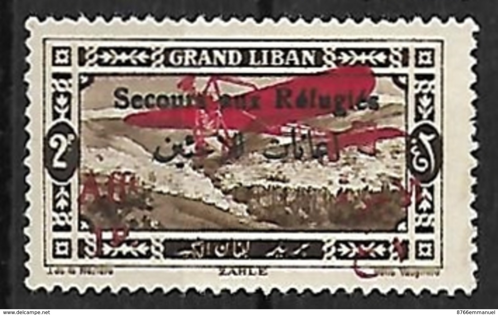 GRAND LIBAN AERIEN N°18 N* - Posta Aerea