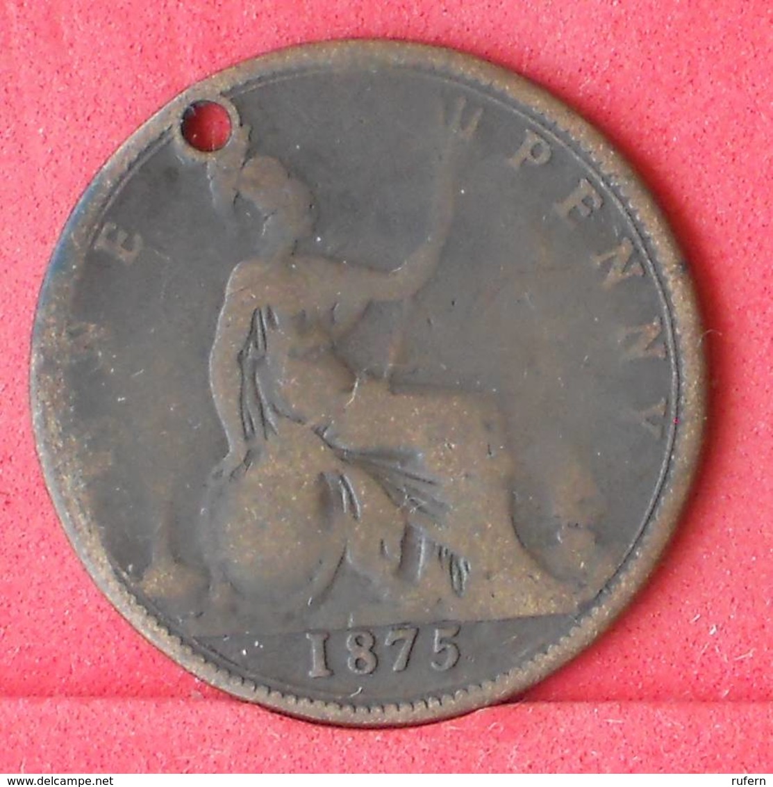 GREAT BRITAIN 1 PENNY 1875 -    KM# 755 - (Nº30305) - D. 1 Penny