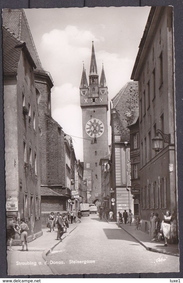 GERMANY , Straubing  ,    OLD  POSTCARD - Straubing