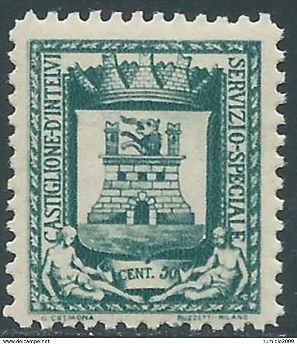 1945 EMISSIONI LOCALI CASTIGLIONE D'INTELVI STEMMA 50 CENT MNH ** - UR33-7 - Ortsausgaben/Autonome A.