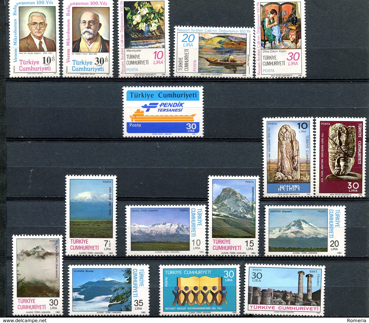 Turquie - 1982 - Lot Timbres ** - Nºs Dans Description - Ungebraucht