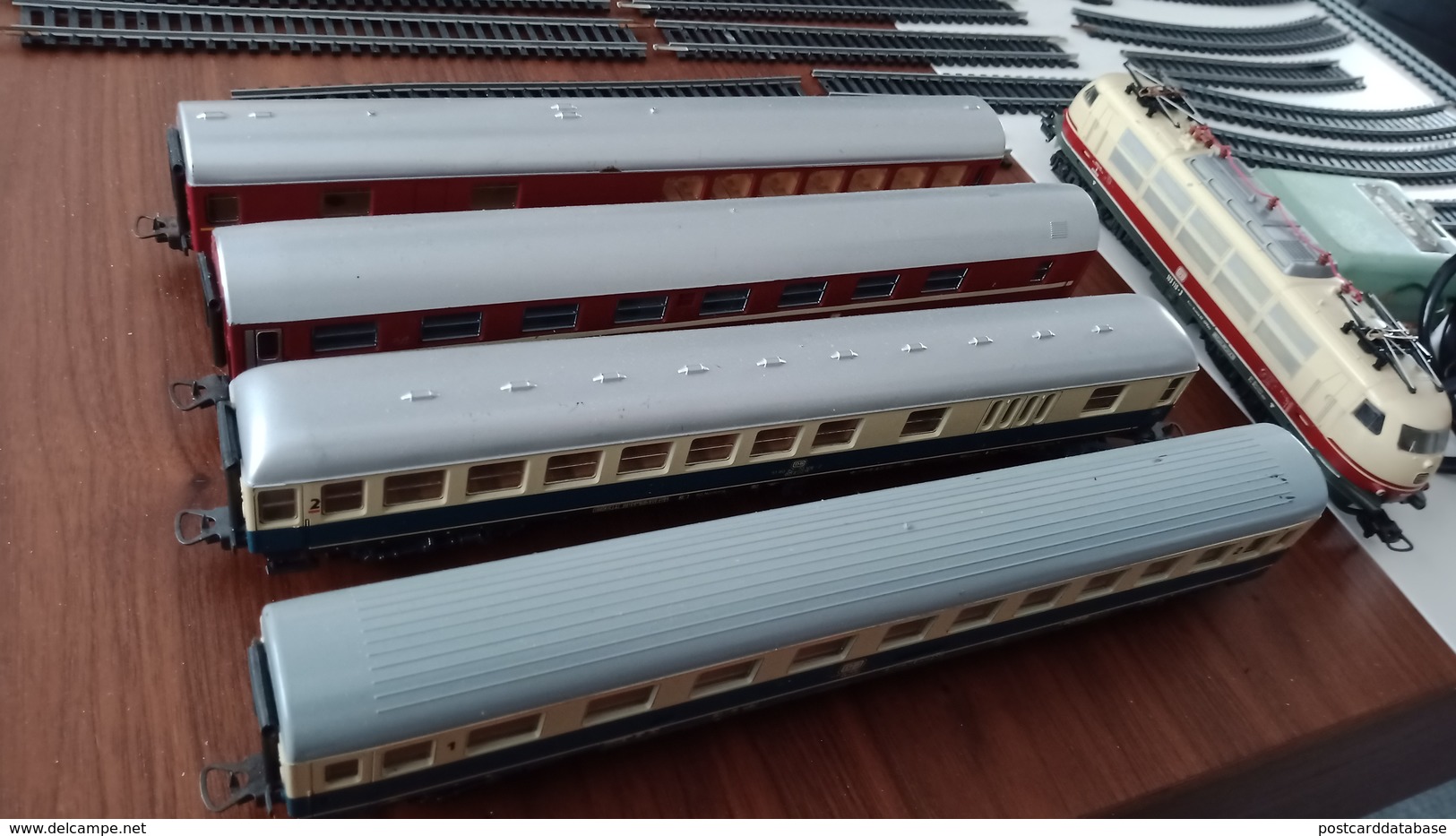 Set of Lima trains - Locomotive 103 110-3, V 200 061, catalogue 638404 1984/1985 Belgium and more
