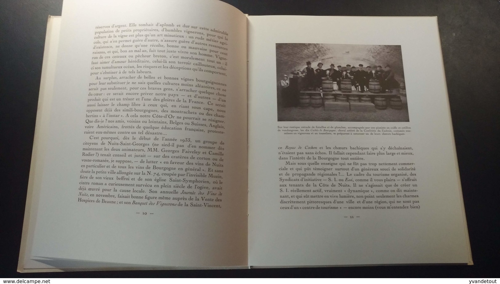 La Confrérie des Chevaliers du Tastevin. Historique - Scènes - Tableaux. Texte de Georges Rozet. Bourgogne. Vin 1937